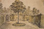 Peter Tillemans, The South Garden at Wrest Park, the seat in the Duchess-s Square